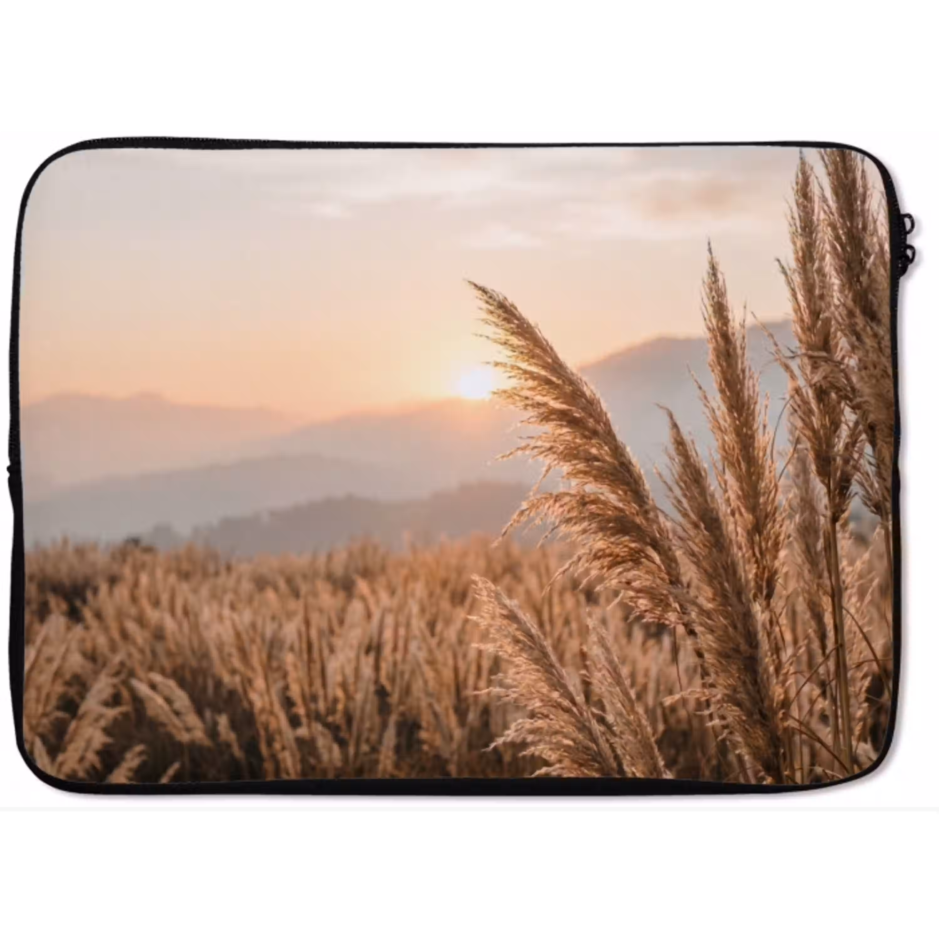 Gras - Veld - Zon - Natuur laptophoes neopreen klein -zkaufland3dotto
