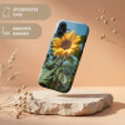Zonnebloemen - Helderblauwer lucht - Gras Toughcase MagSafe Apple iPhone 17 klein -USP_RandenV_DE