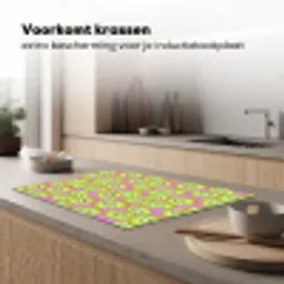 Kiwi - Speels - Groen Inductie beschermer vinyl 3mm klein 276 -sfeer1