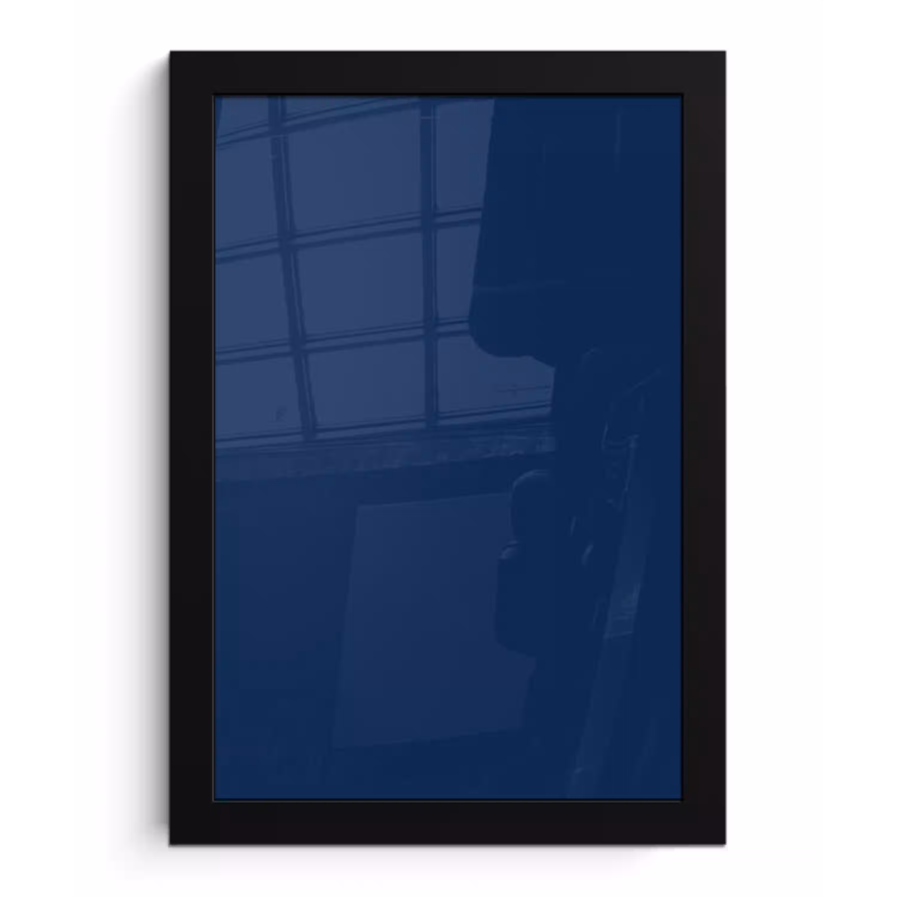 Midnight - Navy - Blauw fotolijst zwart zonder passe partout klein 224 -3d