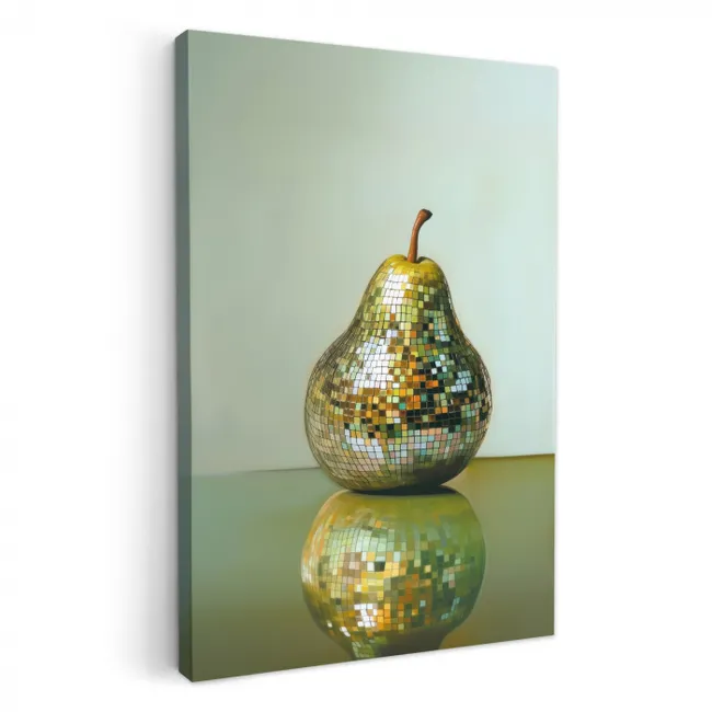 Fruit - Disco - Art - Glitter KitchenYeah - Keuken - Canvas klein -3d