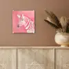 Zebra - Pink - Verf plexiglas 5mm klein -sfeer5