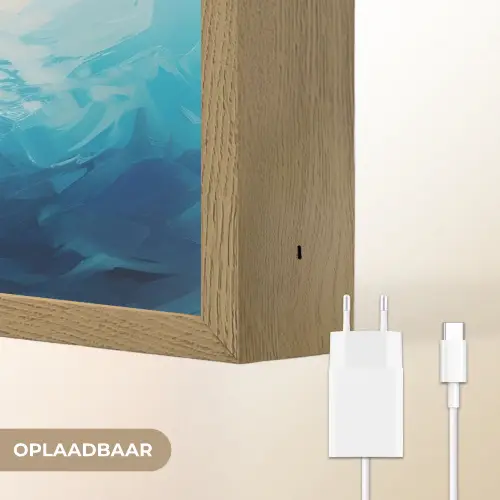 Zee - Vissen - Kleurrijk - Dynamisch Light Box met batterij (Wandlamp) middel -USP_websiteoplaadbaarNL