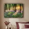 Bos - Bloemen - Lavendel - Zon - Paars - Natuur Textielframe - compleet frame klein -sfeer1