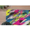 Bliksemschichten - Patroon - Marmer - Kleuren muismat rubber klein -closeup