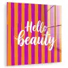 Modern - Hello - Oranje plexiglas 5mm klein -zzzproduct_nieuw
