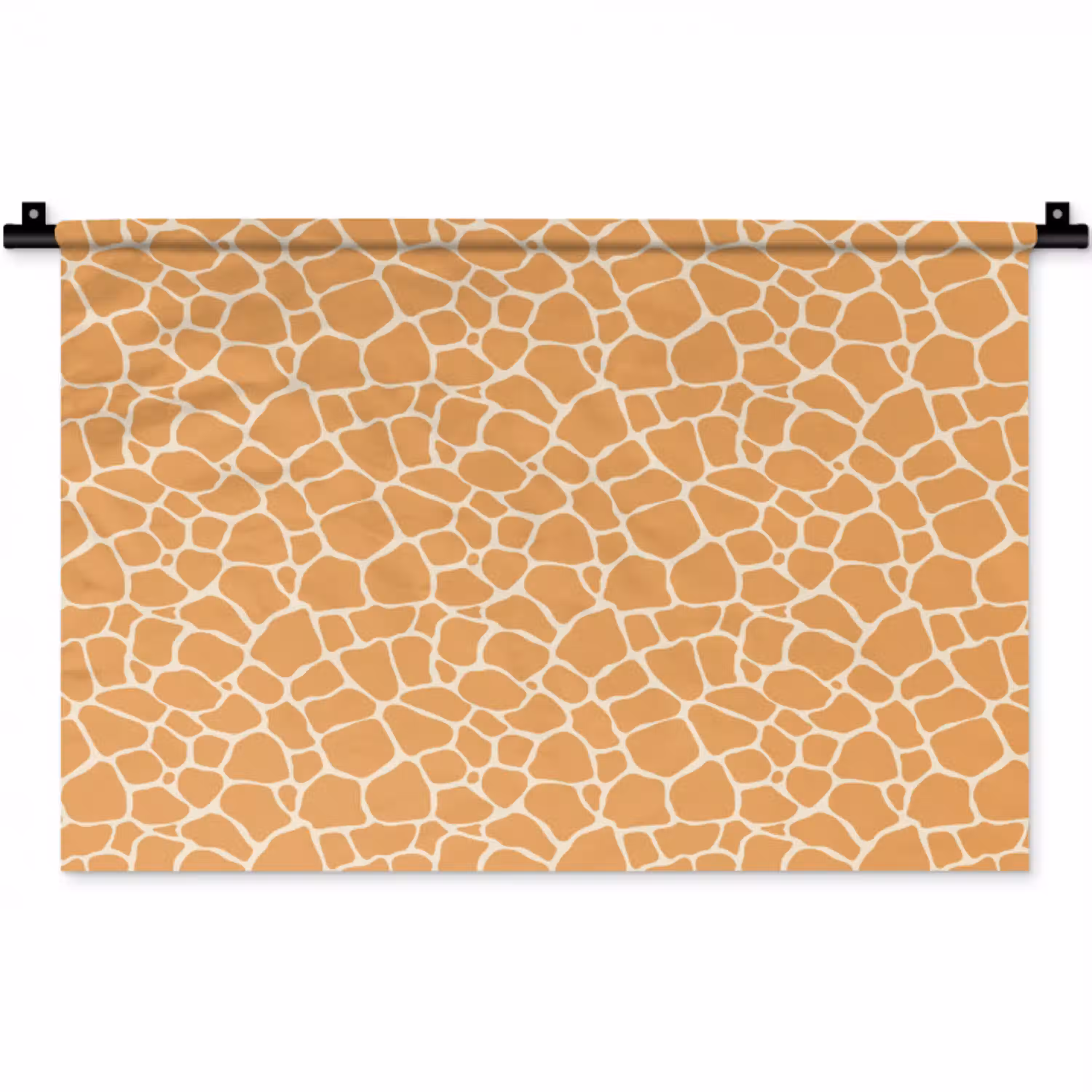Giraf - Oranje - Patroon Wandkleed katoen klein 269 -zz3d
