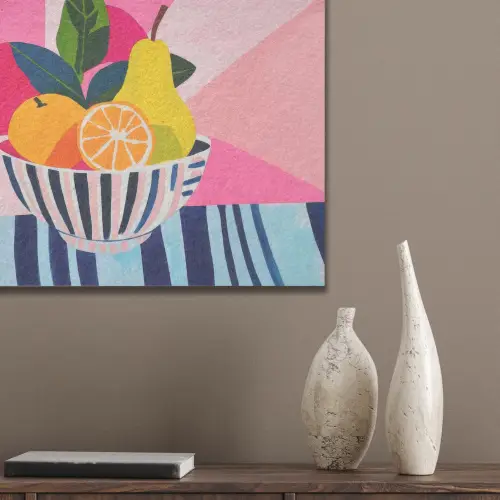 Fruit - Abstracte achtergrond - Roze PET vilt klein -sfeer6_closeup