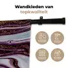 Marmer - Roze - Goud - Glitter - Marmerlook - Luxe Wandkleed katoen klein -sfeer2