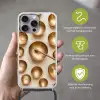 Symmetrisch - Goud - Brons - Balans Hoesje iPhone 16 Pro Max met koord klein -sfeer2_NL