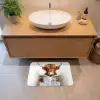 Schotse Hooglander - Dier - Krant - Toilet Badmat klein -sfeer1