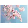 Takken - Bloesems - Roze poster papier klein -3d