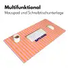 Verticaal - Strepen - Oranje - Ciao bella Muismat XXL klein -ysfeer4_duits