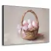 Mand - Eieren - Roze Textielframe zwart klein -3d