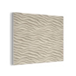 Zand - Golven - Beige PET vilt klein 837 -3d