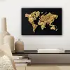 Wereldkaart - Pasta - Zwart canvas 2cm klein -sfeer6