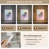 Piano - Pastel - Elegant - Dromerig Light Box met kabel (Tafellamp) klein -USP_lichtkleurNL