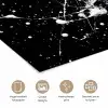 Verfspatten - Wit - Abstract - Explosie poster papier klein -closeup_NL