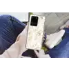 Goudspatten - Wit - Marmer Telefoonhoesje Samsung Galaxy S20 Ultra klein 358 -handS20Ultra