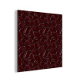 Mozaïek - Tegel - Bordeauxrood aluminium wit klein 46 -3d