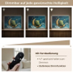 Monster - Groen - Maan - Wolken Light Box met batterij (Wandlamp) middel -USP_dimbaarDE