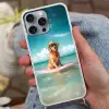 Zeewater - Hond - Golden retriever - Zonnebril Hoesje iPhone 16 Pro Max met koord klein -sfeer3