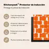 Patroon - Retro - Oranje Inductie beschermer vinyl 3mm middel 274 -zzsfeer2_SP