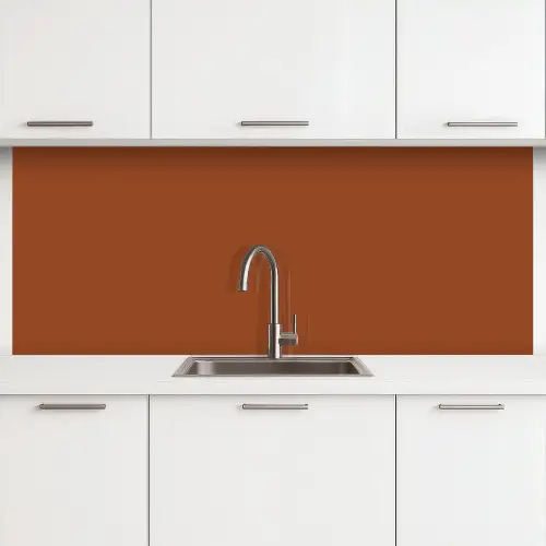 Terracotta - Bruin - Palet - Effen - Kleuren - Kleur keuken achterwand 2 middel 871 -3d
