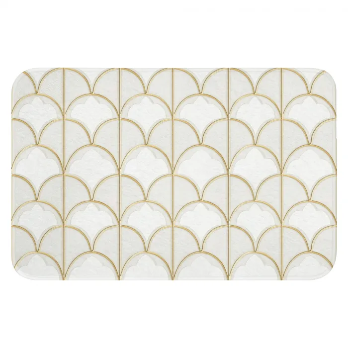 Mozaïek - Bogen - Goud WCmat klein 1009 -3d