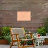 Tint - Olie - Verf - Lichtoranje Tuinposter op houten frame 2 cm dik klein 845 -sfeer3