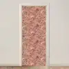 Botanisch - Bloemen - Roze deurposter klein 289 -3d_beige