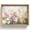 Quote - Bloemen - Schilderachtig Dienblad Rechthoek middel -z3d_shopping