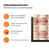 Macarons - Beige - Bruin Inductie beschermer vinyl 3mm klein -zzzzzzz-td-ups