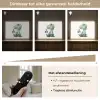 Draak - Wees moedig - Quote Light Box met batterij (Wandlamp kind) middel -USP_dimbaarNL