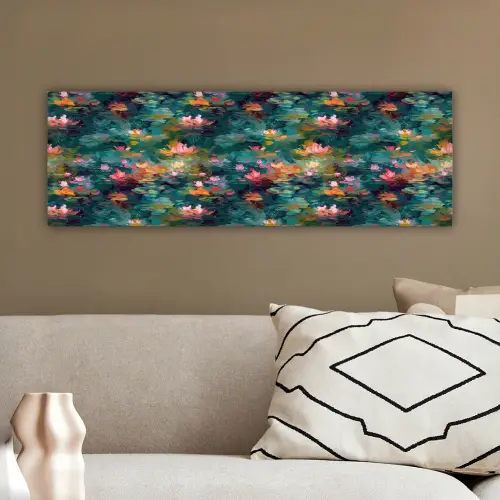 Waterlelies - Vijver - Water canvas 2cm klein 828 -sfeer3