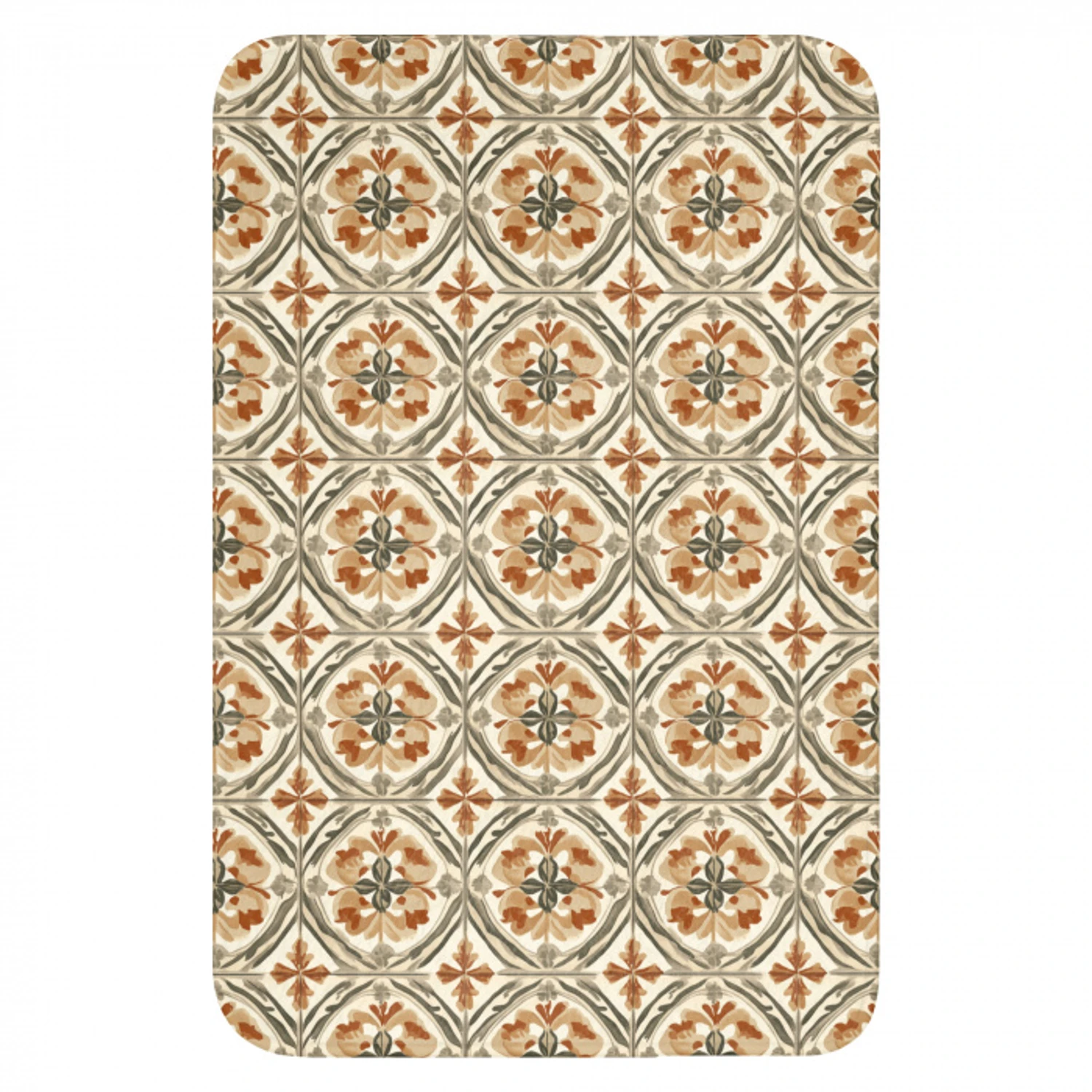 Elegant - Antiek - Kleurrijk WCmat klein 1011 -3d