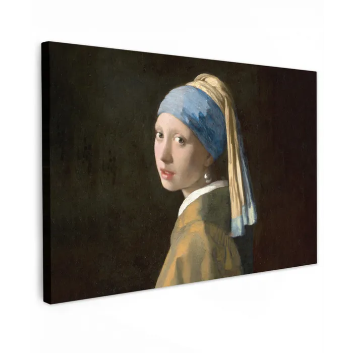 Meisje met de parel - Schilderij - Oude meesters - Vermeer canvas 2cm klein -z3d