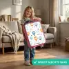 Gekleurde luchtballonnen met sterren en wolken Kinderkoffer - Roze klein -sfeer2_NL