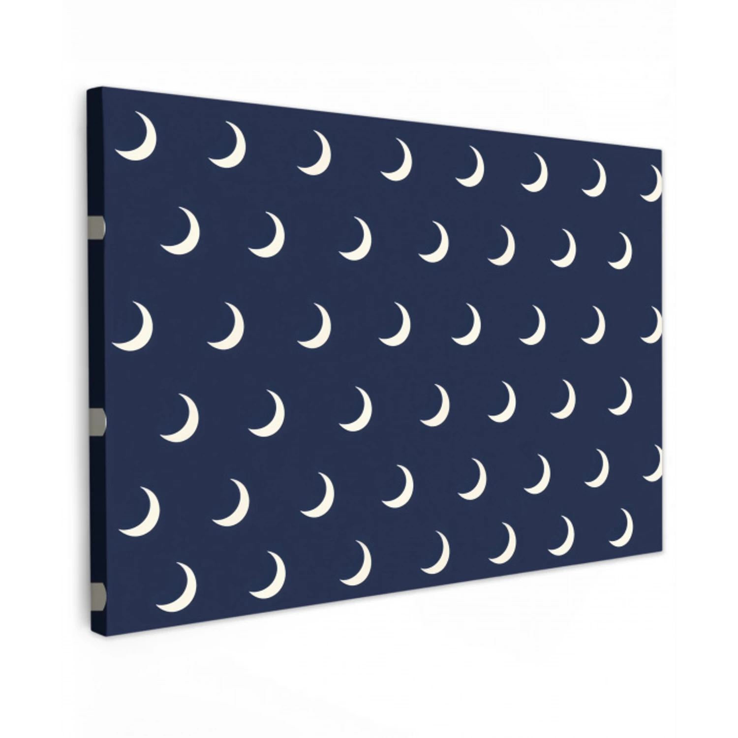 Patroon - Manen - Blauw Tuinposter op houten frame 2 cm dik klein 845 -3d