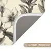 Klassiek - Botanisch - Zwart - Beige WCmat klein 1009 -USP_AntislipNL