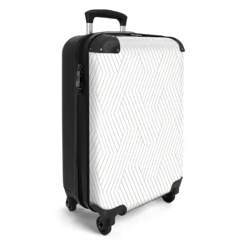 Grafisch - Patroon - Modern NBS - Handbagage koffer - Kinderen Unisex middel 644 -productfoto_3d