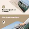 Boot - Zandstrand - Zee Inductie beschemer met haakjes klein -ky-schoon-nl