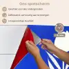 Tulp - Minimalistisch - Bladeren - Wit keuken achterwand spatscherm klein -spatscherm_NL