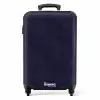 Lederen look marine blauw NBS - Handbagage koffer - Volwassenen Unisex middel -productfoto_recht