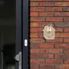 Baumscheibe - Modern Naambord Huisje klein -sfeer2