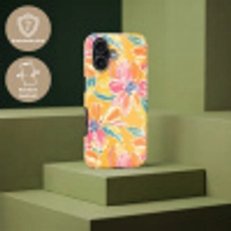 Textuur - Bloemen - Kleurrijk Toughcase MagSafe Apple iPhone 17 klein 1017 -USP_PrintM_NL