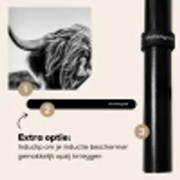 Stille Kracht Inductie beschermer vinyl 3mm middel -zzzzzzz-induclip_NL