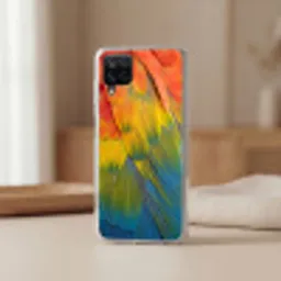 Veren - Ara - Kleurrijk Telefoonhoesje Samsung Galaxy A12 klein -sfeer2