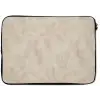 Structuur - Spikkels - Beige laptophoes neopreen klein 279 -zkaufland3dotto