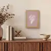 Tros - Druiven - Illustratie - Bladeren Light Box met kabel (Tafellamp) klein -sfeer2